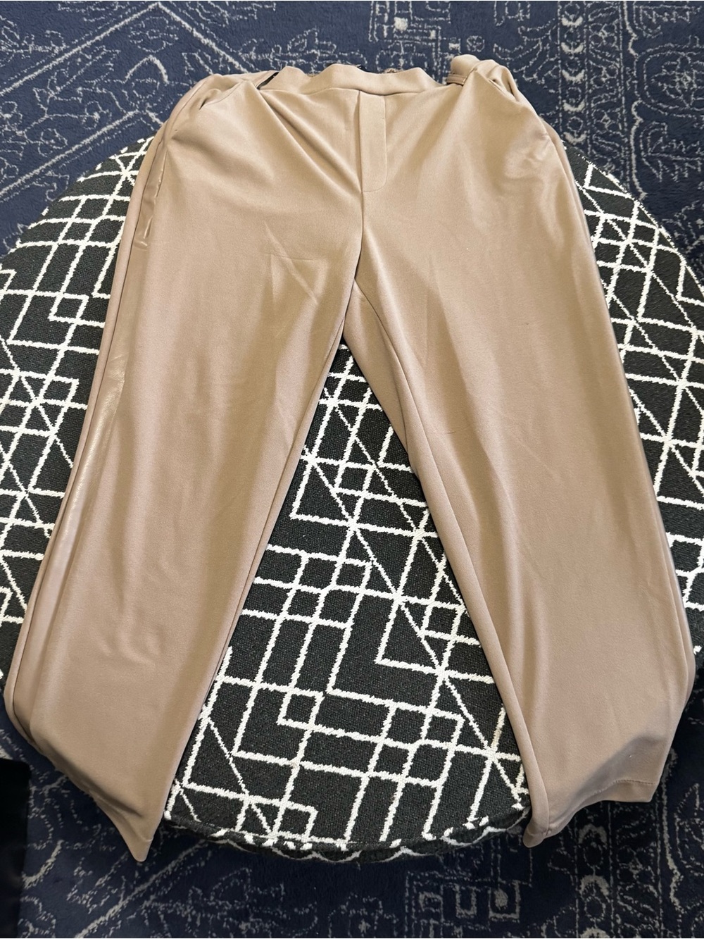 Ashley Stewart Khaki Dress Pants Size 16 Stretch Pull On